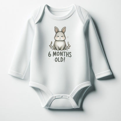 6 Month Birthday Onesie