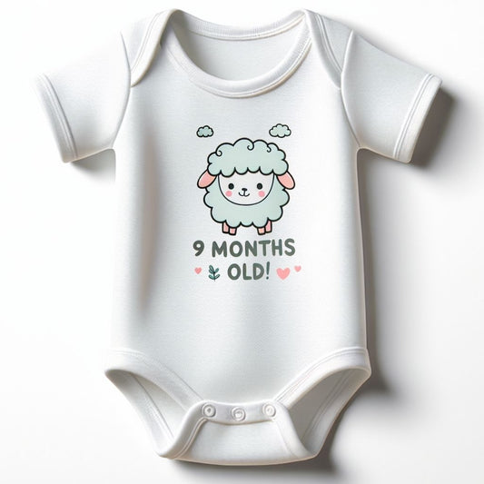 9 Month Birthday Onesie