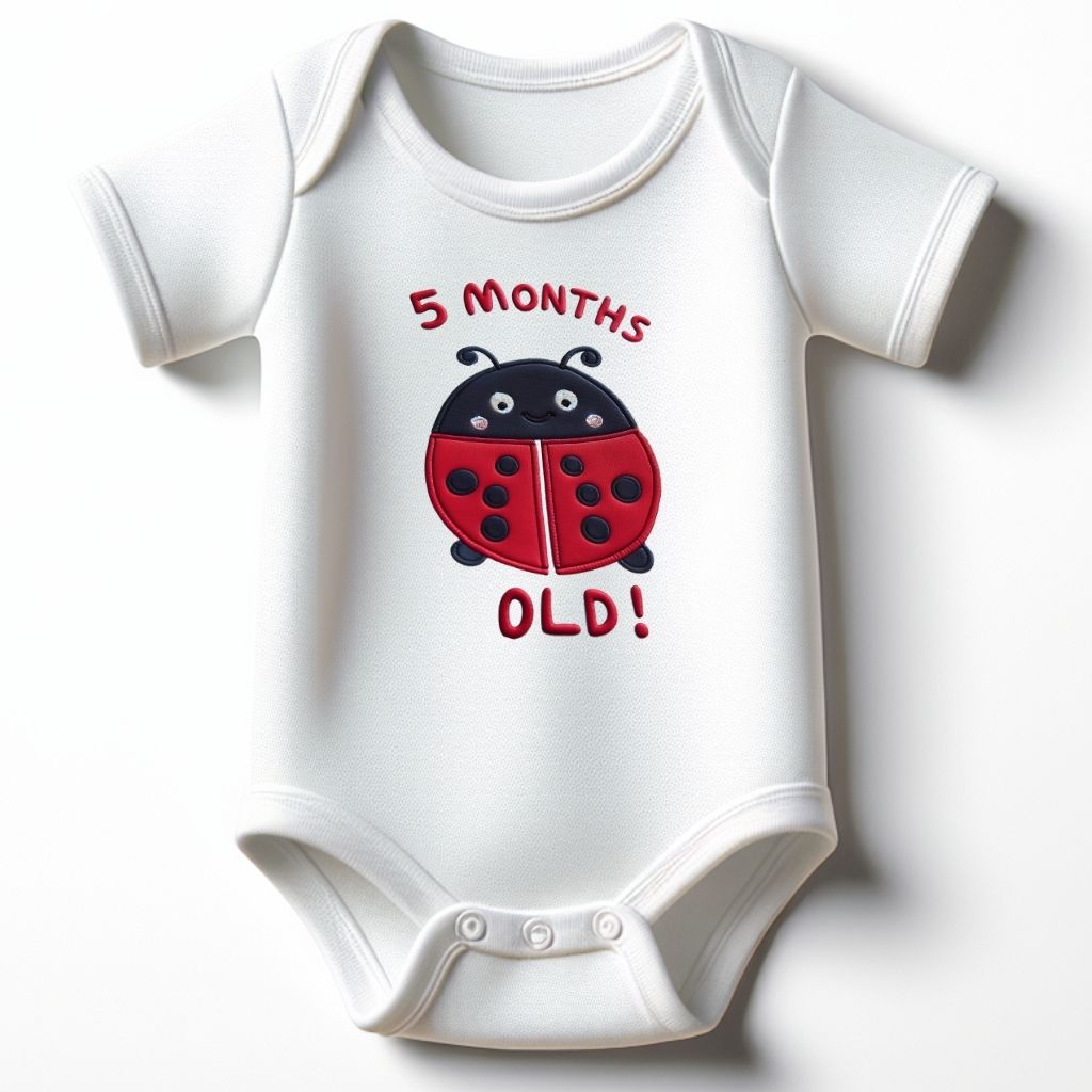 5 Month Birthday Onesie