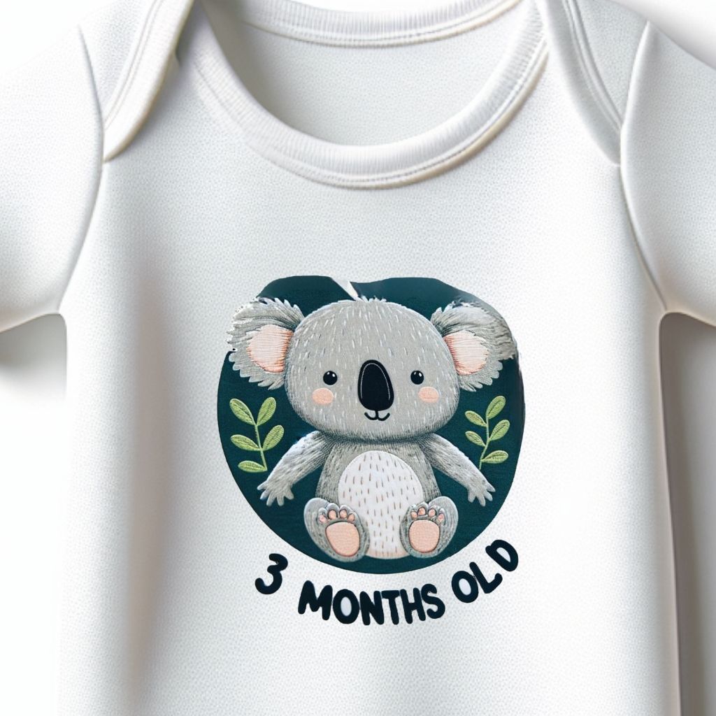 3 Month Birthday Onesie