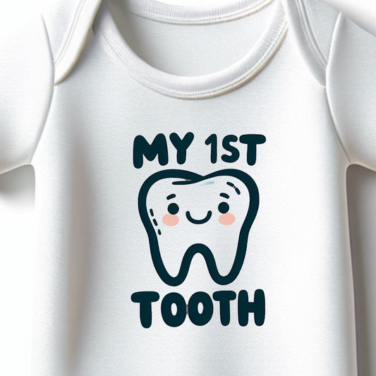 1st Tooth Onesie-Design 2
